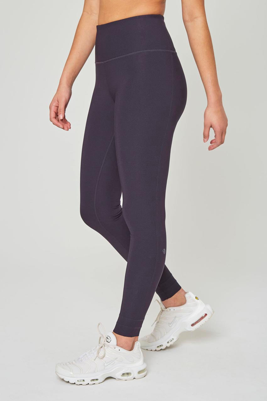 MPG Sport Explore High-Waisted 27" Cut-to-Length Hem Legging - Sale  in Purple Night