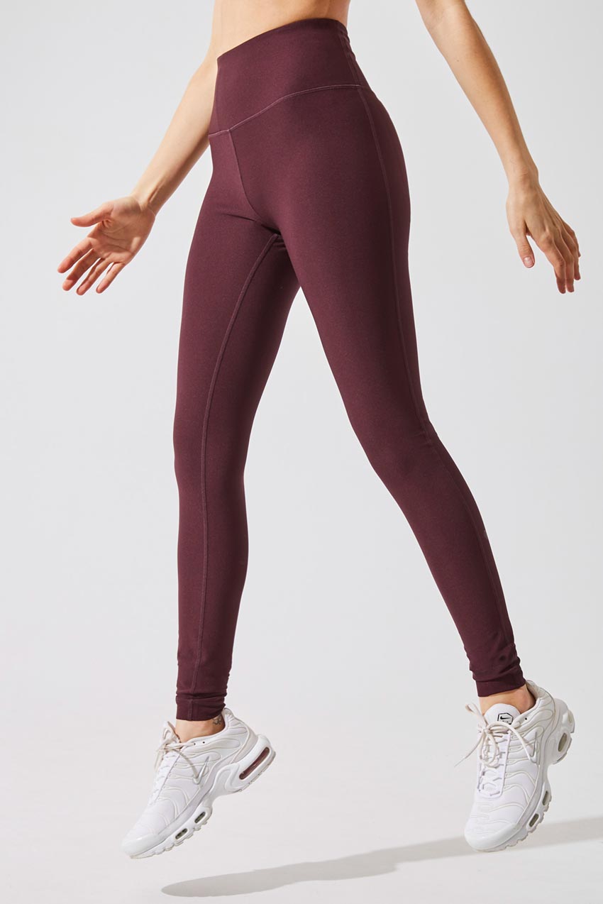 MPG Sport women's Rapid High Waisted Recycled Polyester Legging in Coffee