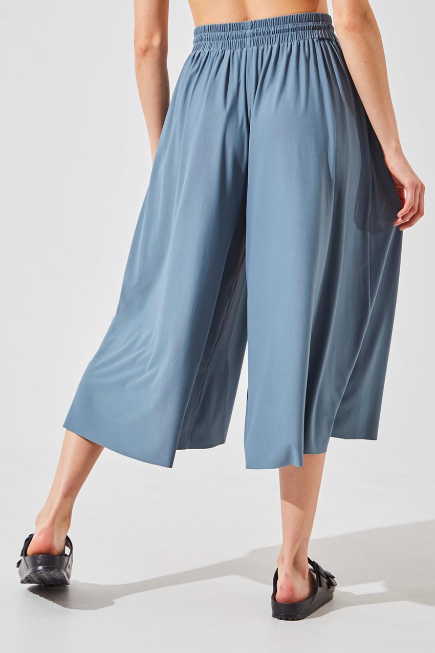 Groove Luxe Tactel® Cropped Wide Leg Pant