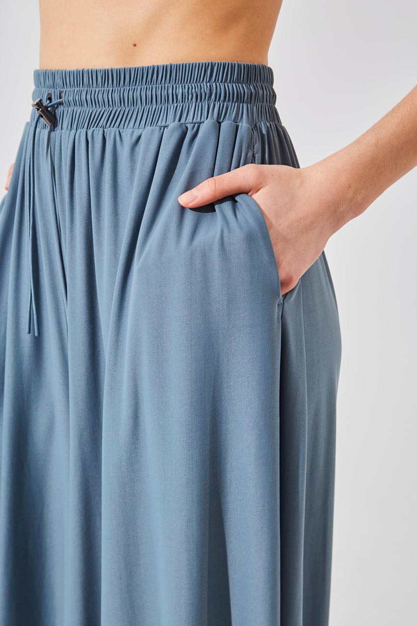 Groove Luxe Tactel® Cropped Wide Leg Pant