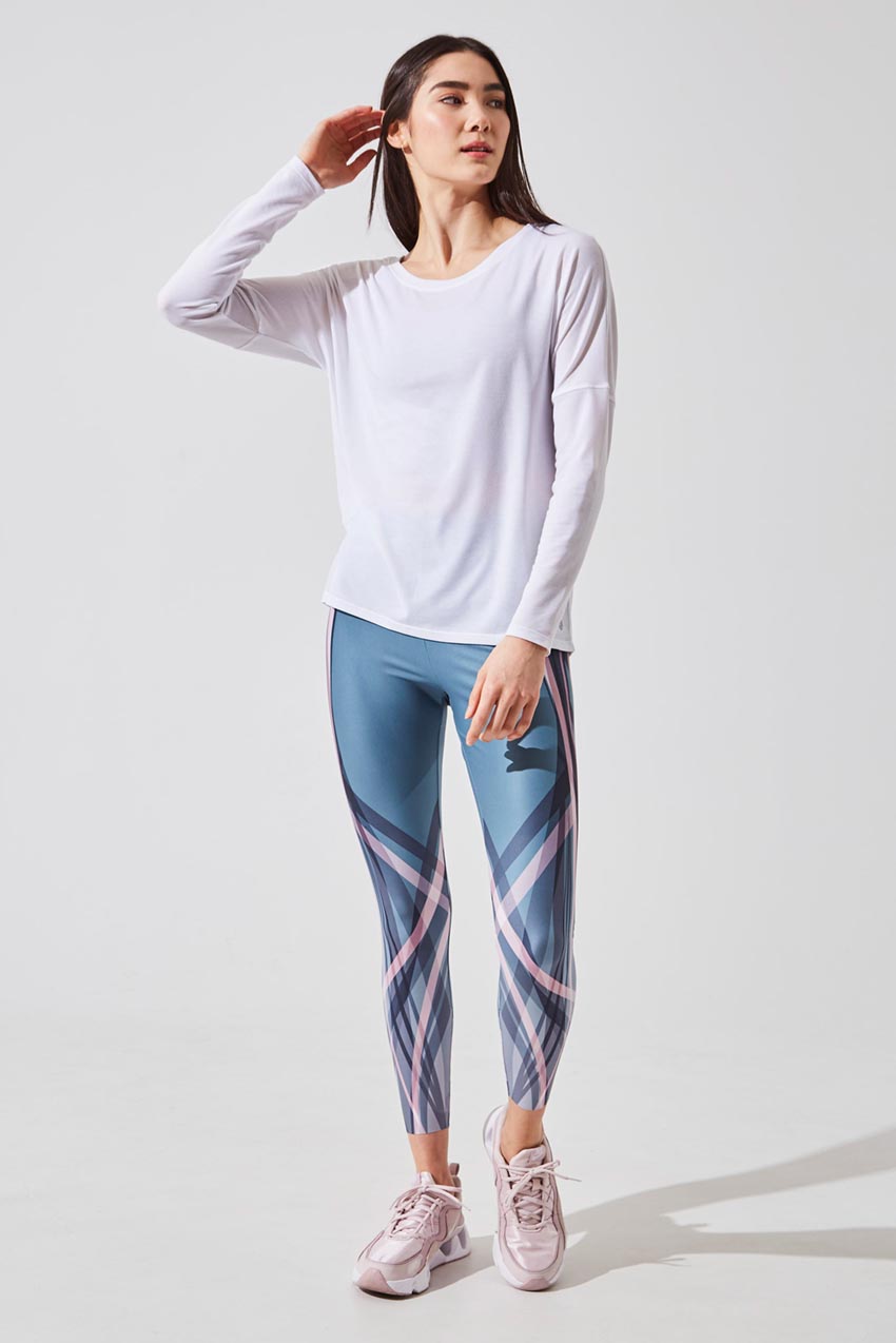 Strive Recycled High Waisted 7/8 Printed Legging