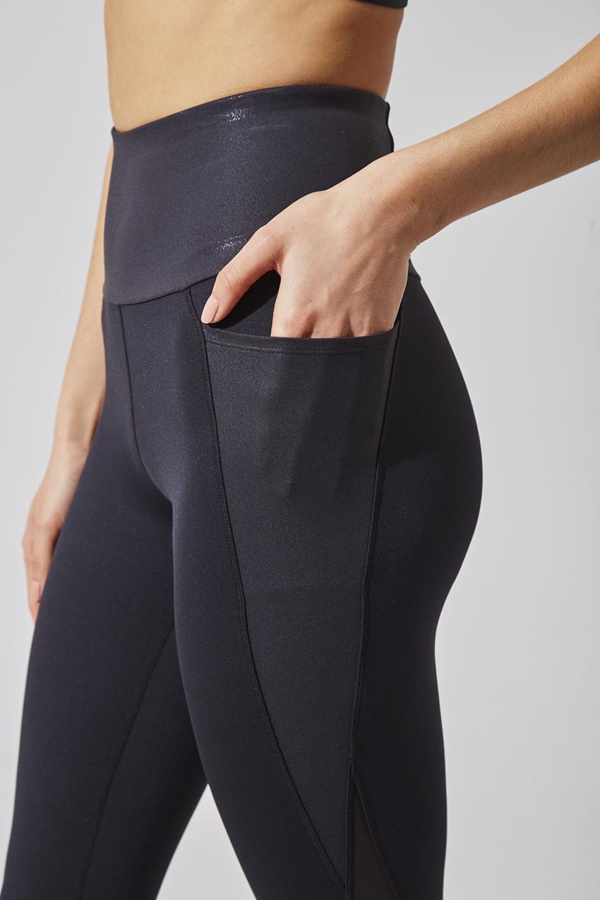 Raquel MPG SLEEK Recycled Nylon High Waisted 7/8 Legging