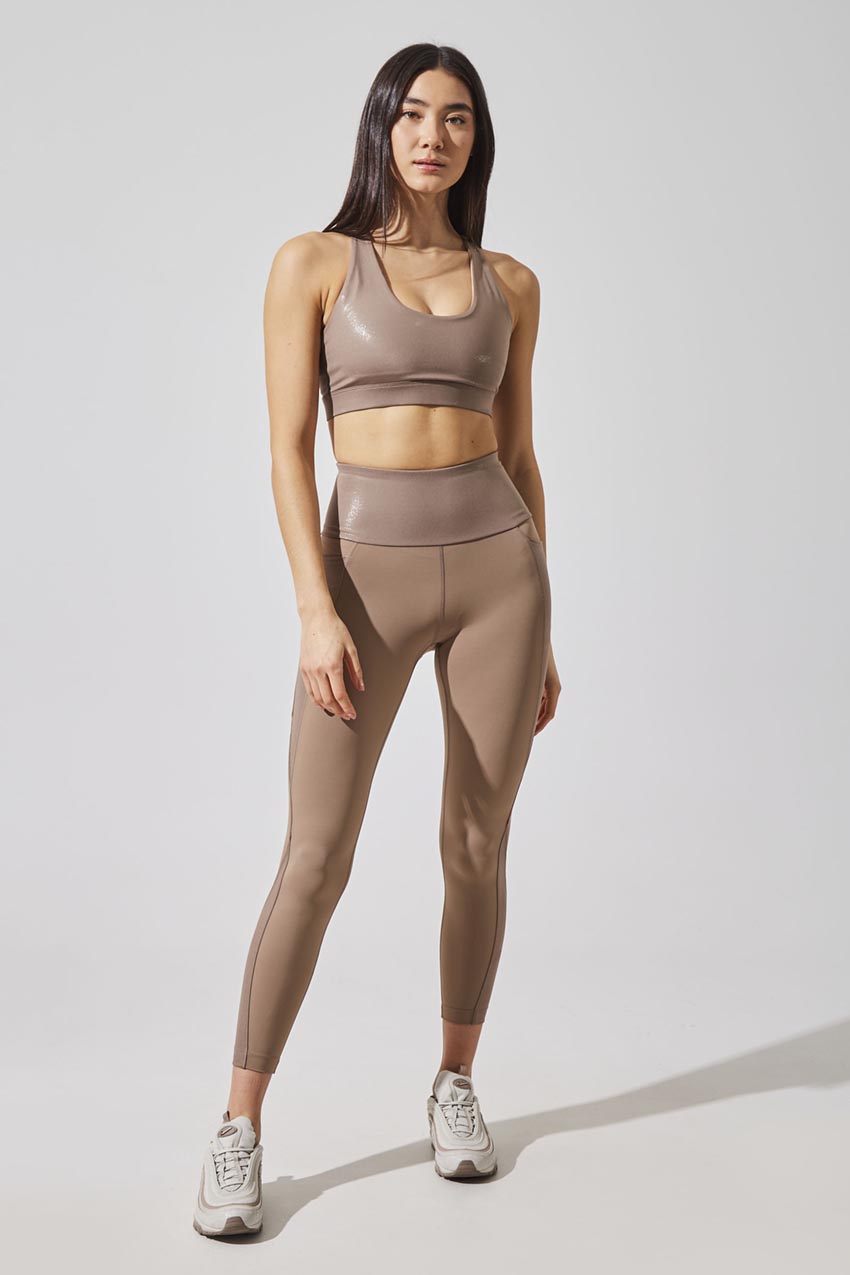 Raquel MPG SLEEK Recycled Nylon High Waisted 7/8 Legging