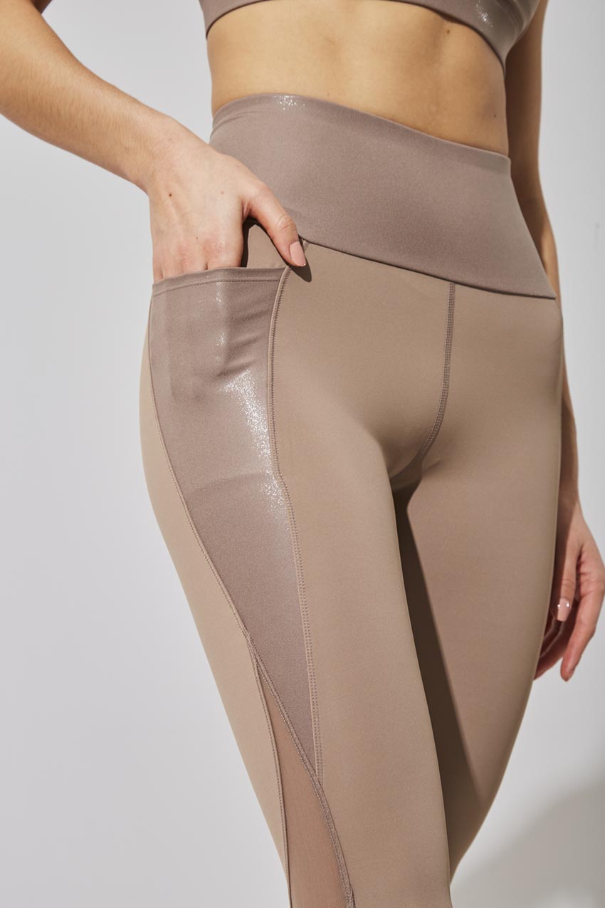 Raquel MPG SLEEK Recycled Nylon High Waisted 7/8 Legging