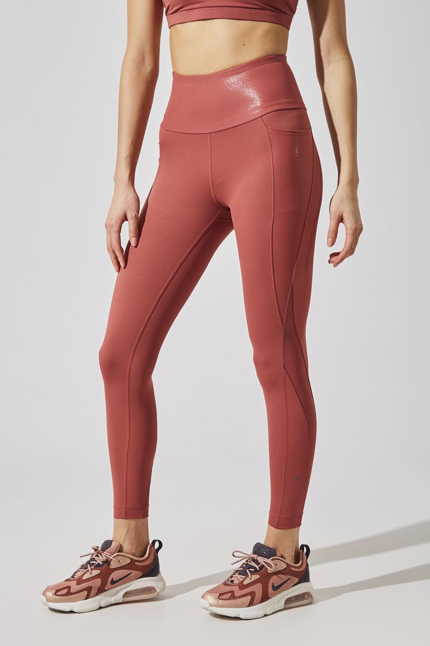 Raquel MPG SLEEK Recycled Nylon High Waisted 7/8 Legging