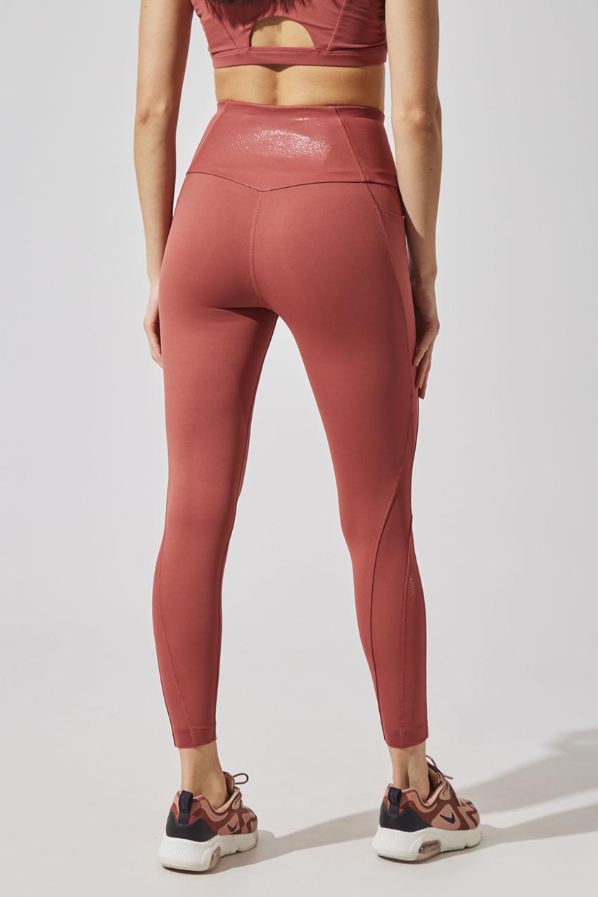 Raquel MPG SLEEK Recycled Nylon High Waisted 7/8 Legging