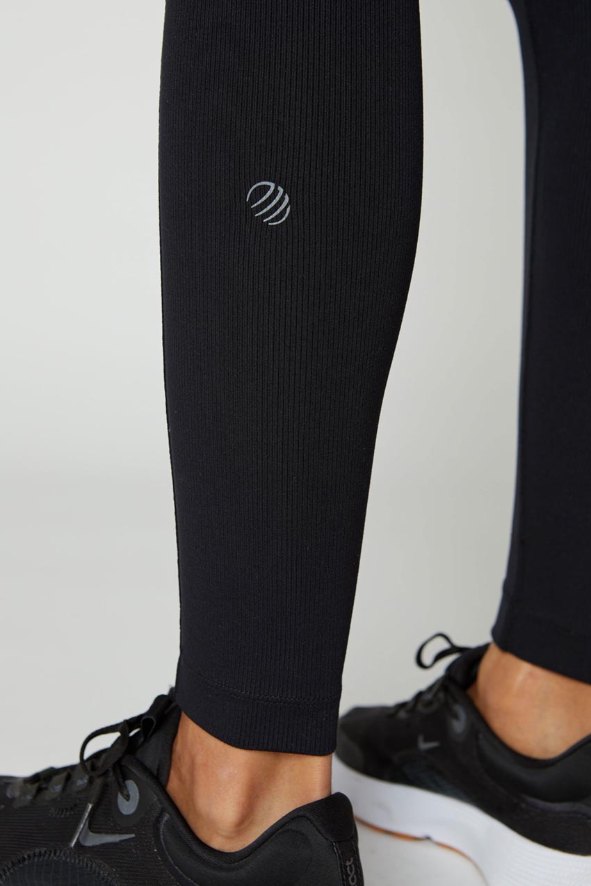 Remy Recycled High-Waisted Ribbed 7/8 Legging
