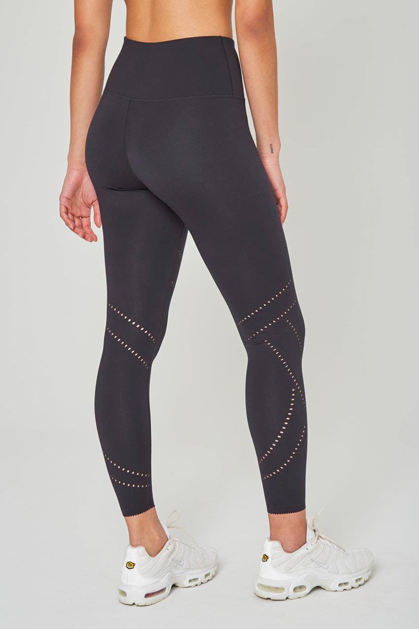 Raelynn Pursuit Recycled High-Waisted Perforated 7/8 Legging