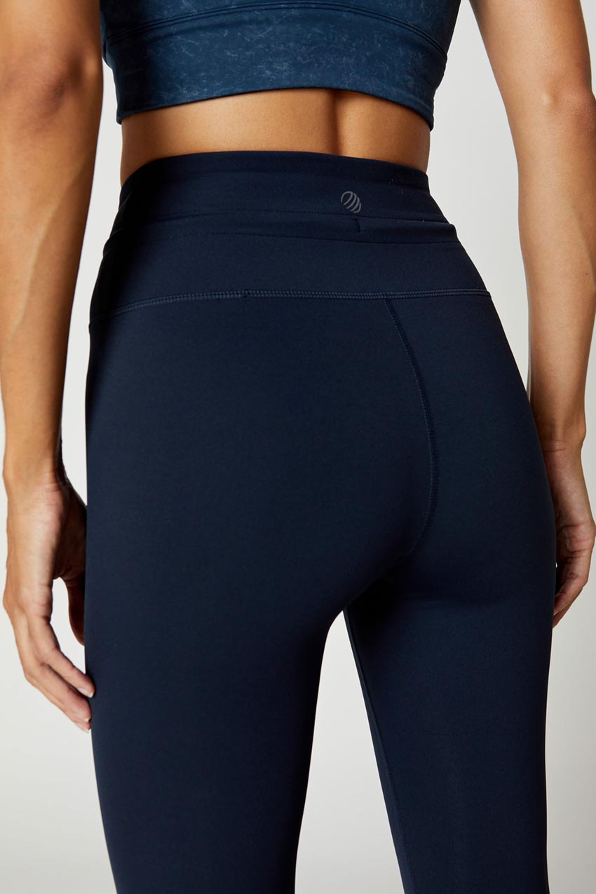Liliana Vital High-Waisted Full-Length Waistband Drawcord Legging