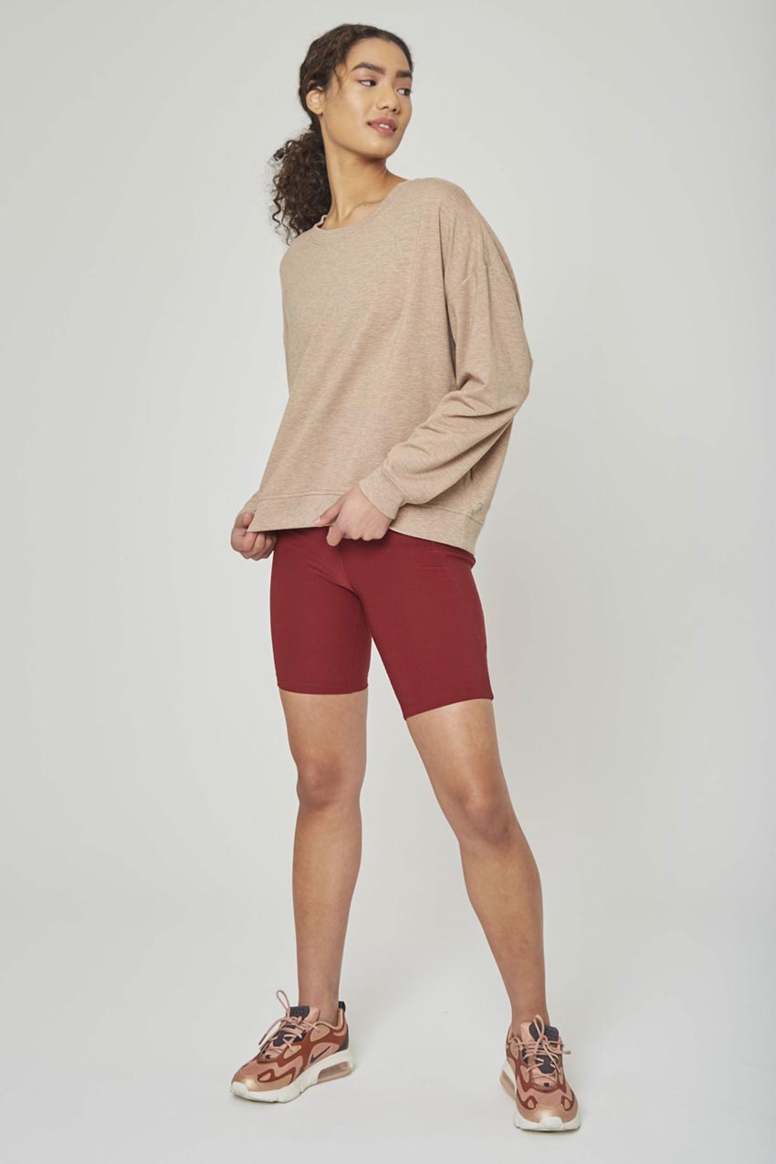 Kalani Explore Recycled High-Waisted 8" Bike Short