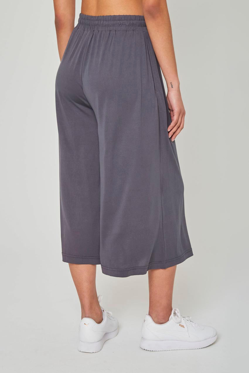 Maeve Modal Wide Leg Cropped Pant