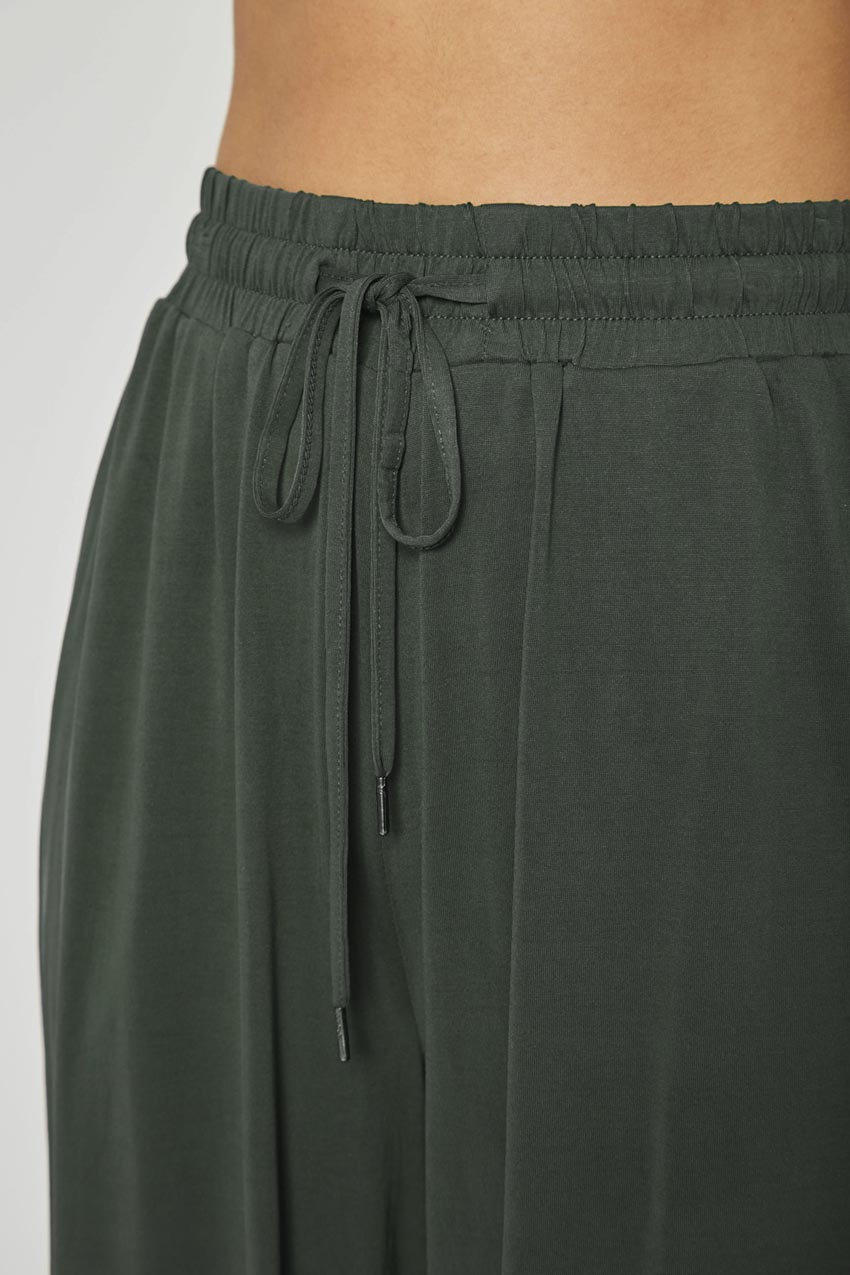 Maeve Modal Wide Leg Cropped Pant