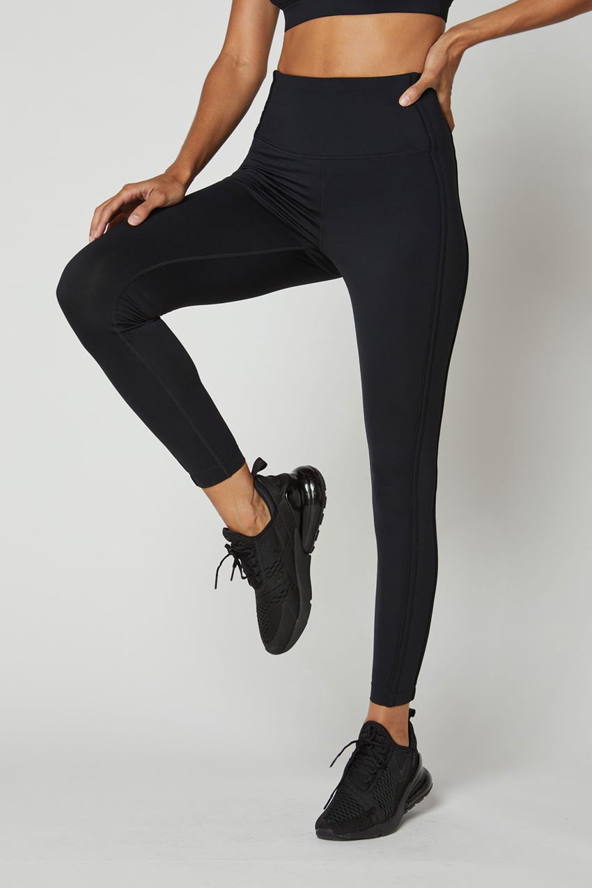 Inez Bind Mesh High-Waisted Legging