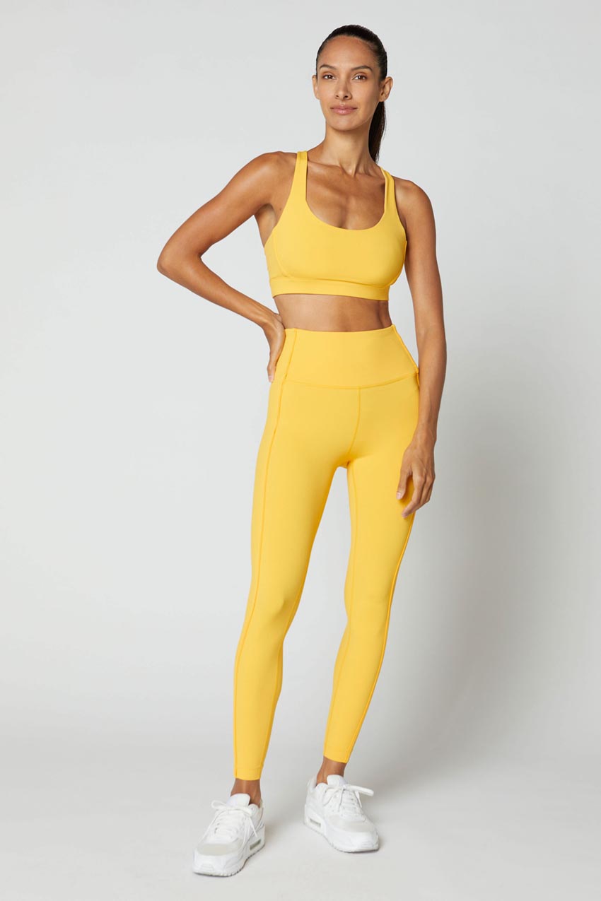 Inez Bind Mesh High-Waisted Legging