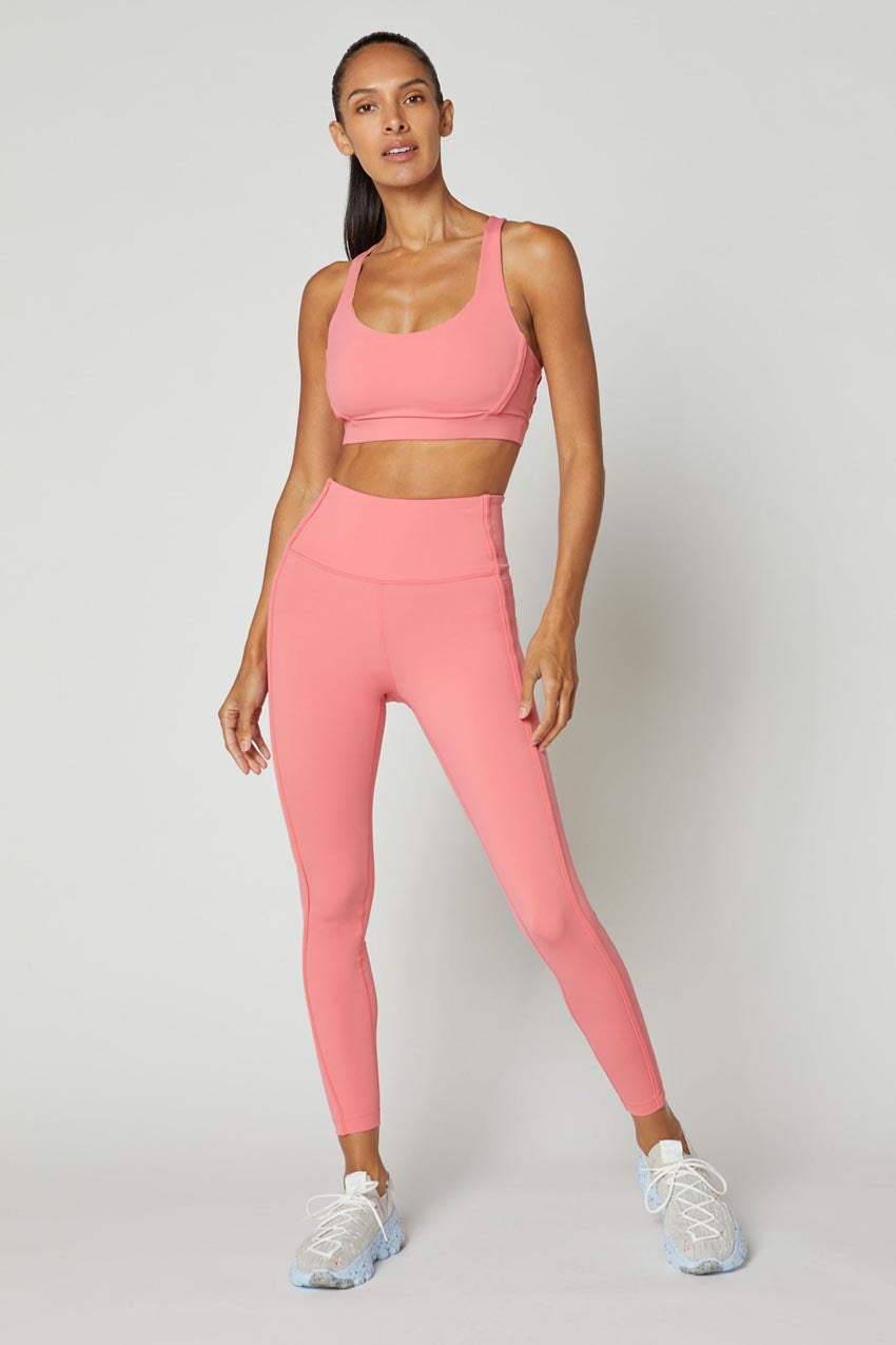 Inez Bind Mesh High-Waisted Legging