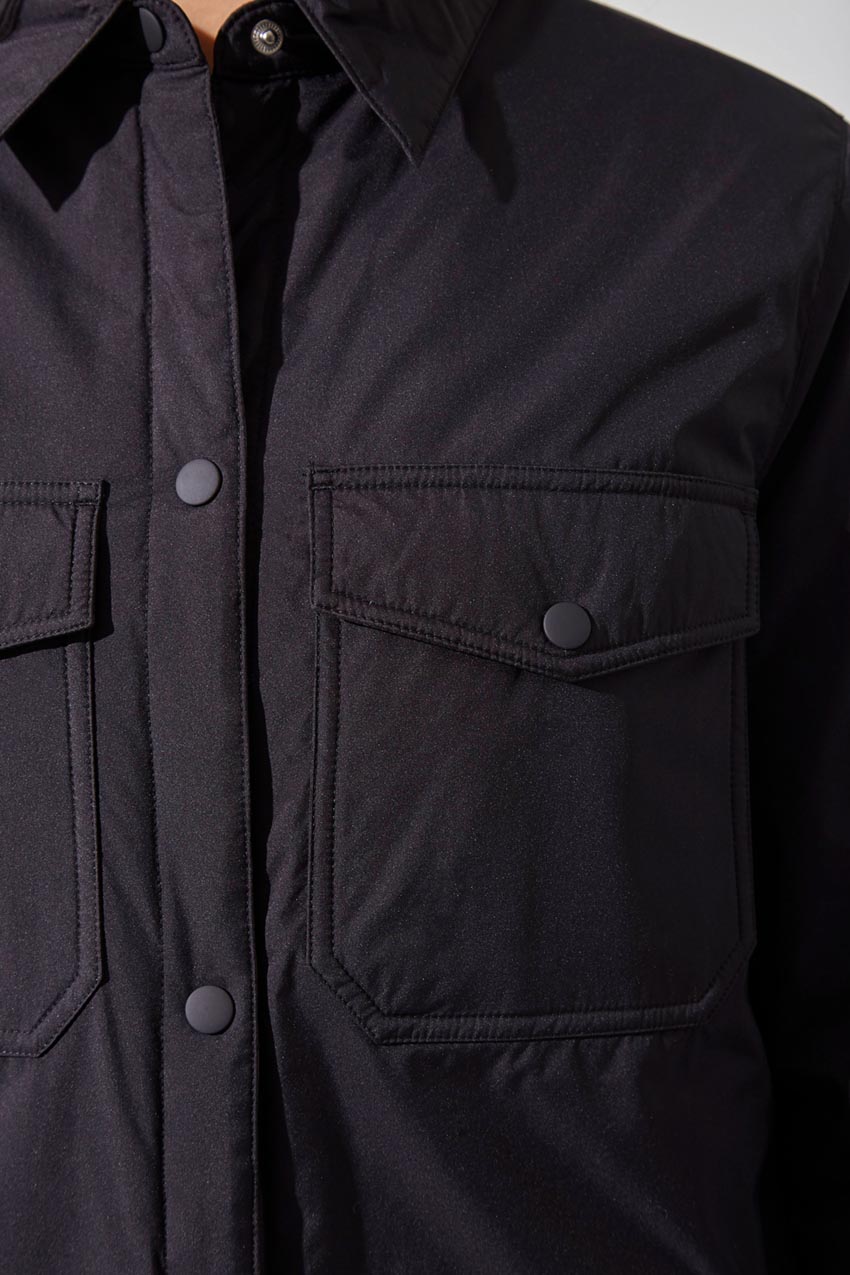 Hazel Oversized Woven Shirt Jacket