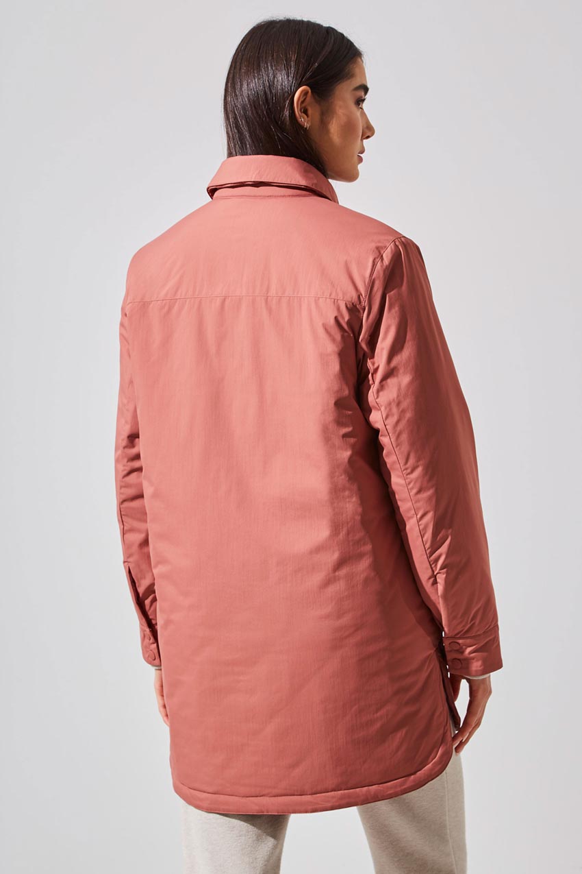 Hazel Oversized Woven Shirt Jacket