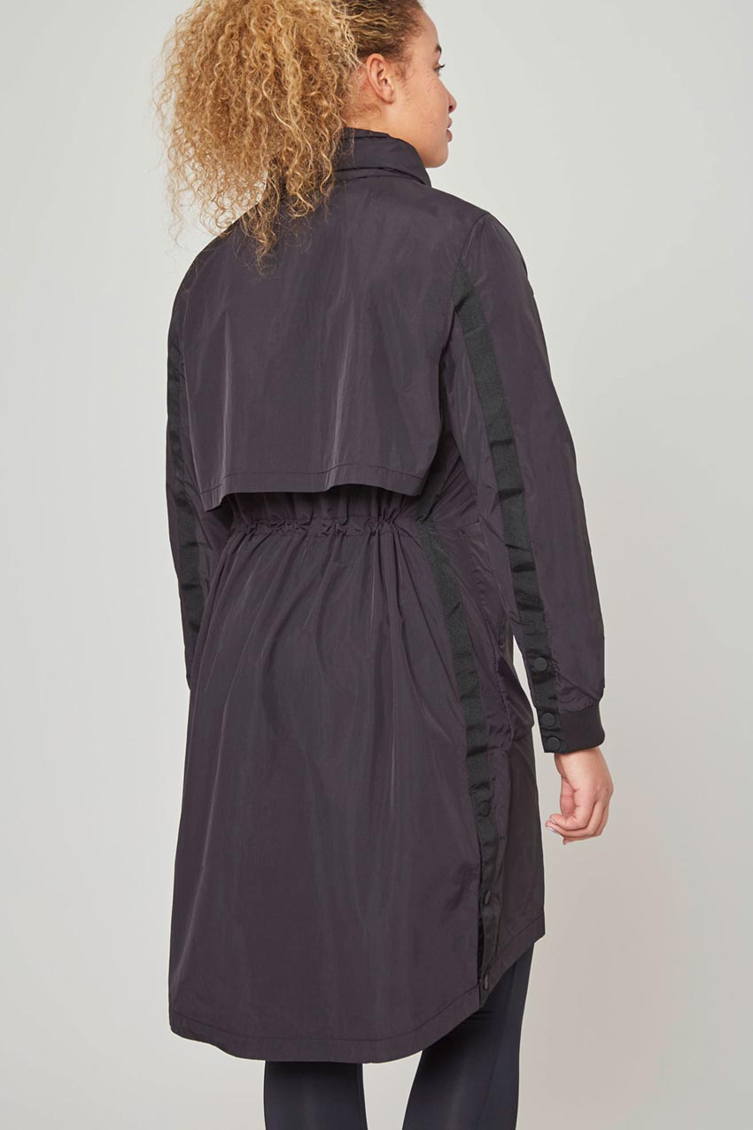 Lennon Midi Cargo Snap Slits Jacket