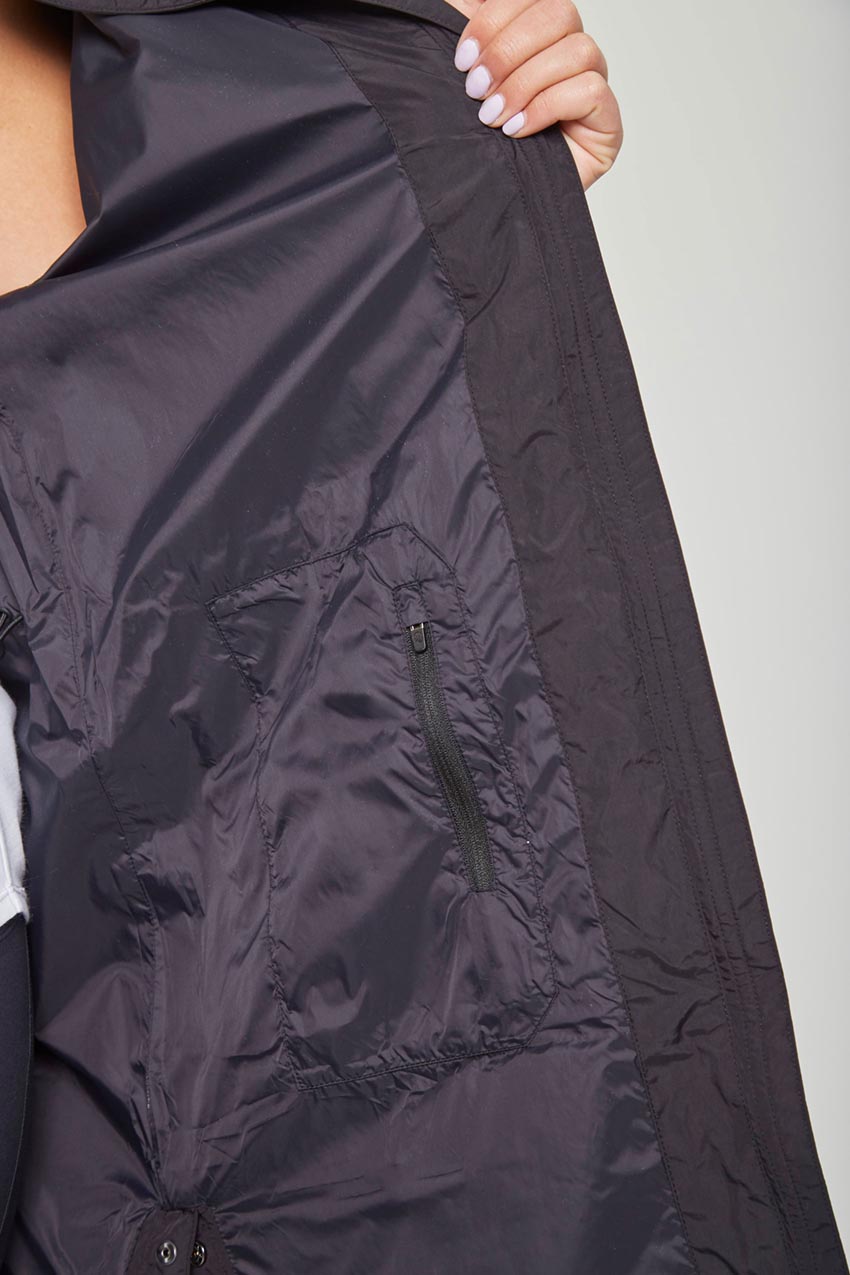 Lennon Midi Cargo Snap Slits Jacket