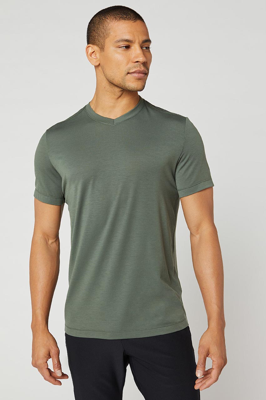 MPG Sport Condition Dynamic Recycled Polyester Stink-Free Tee  in Thyme