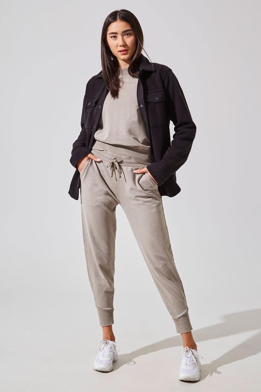 Spencer All Gender Fleece Shirt Jacket