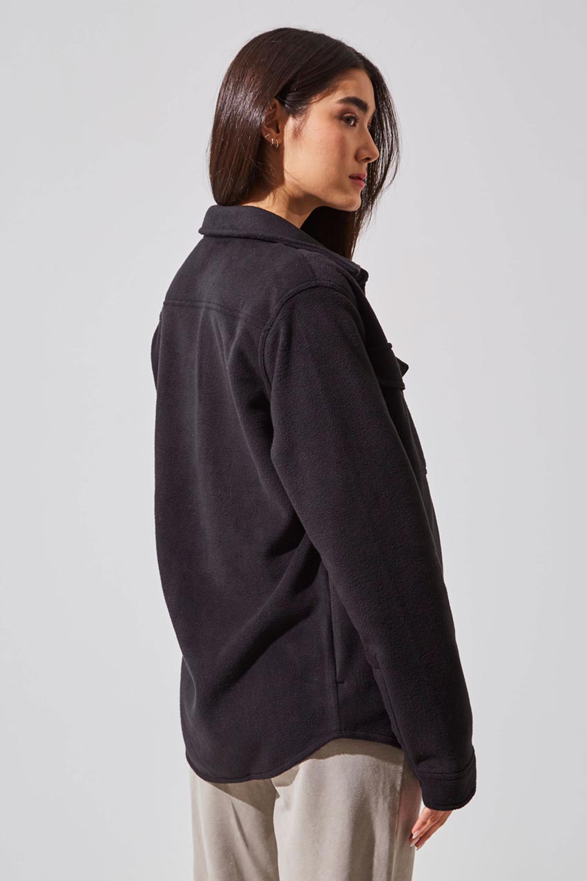 Spencer All Gender Fleece Shirt Jacket