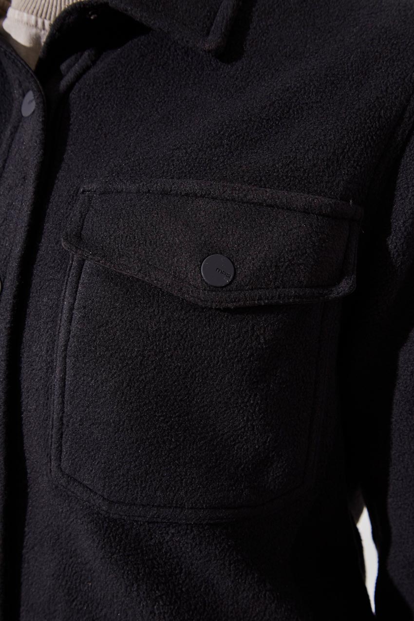 Spencer All Gender Fleece Shirt Jacket