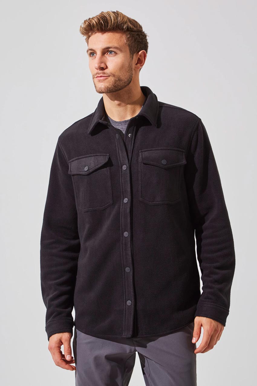 Spencer All Gender Fleece Shirt Jacket