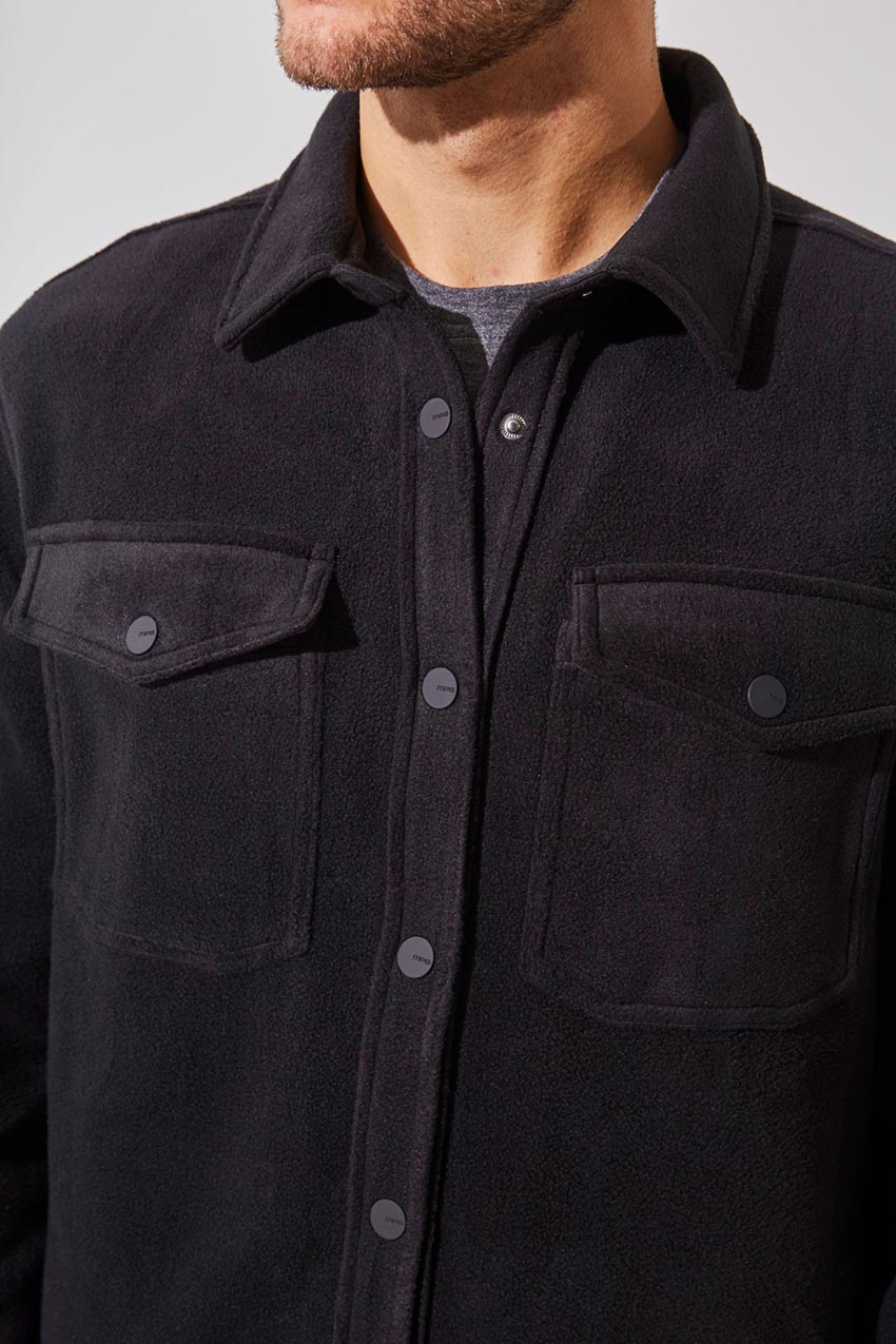 Spencer All Gender Fleece Shirt Jacket
