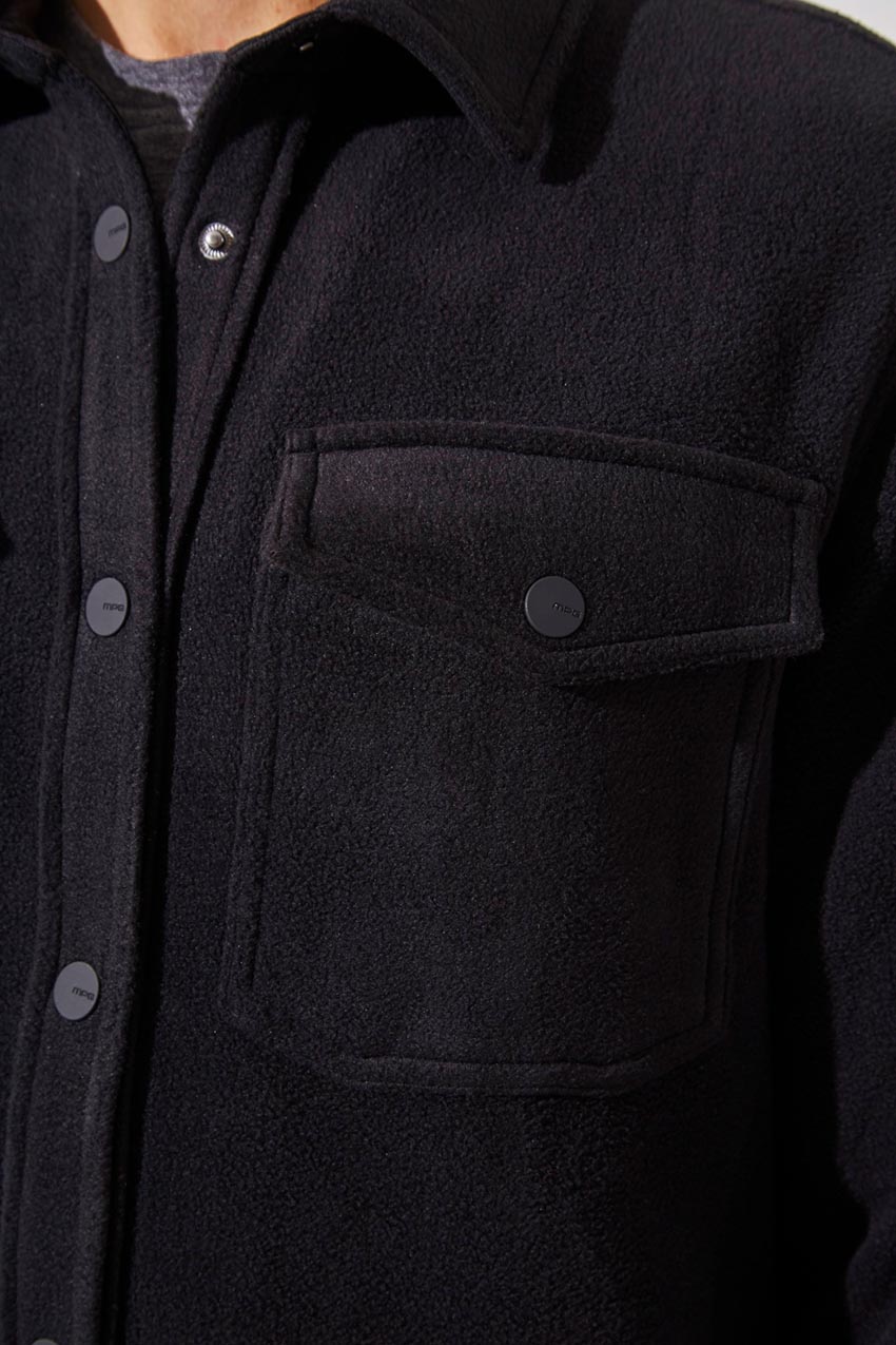 Spencer All Gender Fleece Shirt Jacket
