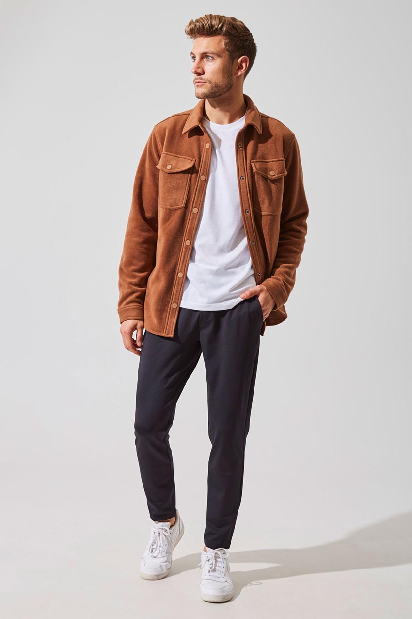Spencer All Gender Fleece Shirt Jacket