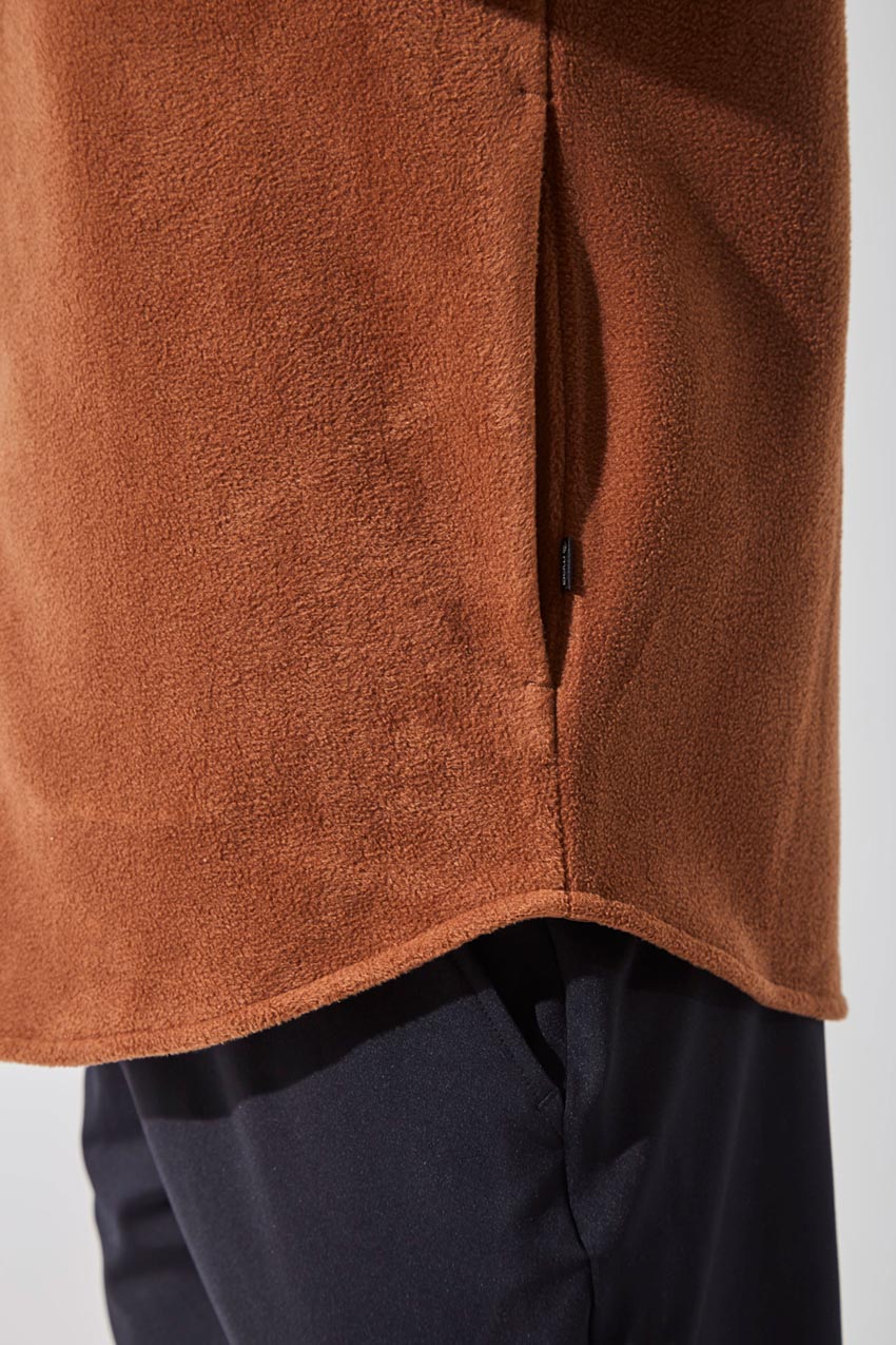 Spencer All Gender Fleece Shirt Jacket