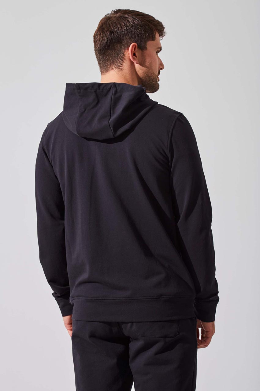 Leo Luxe Cotton Hooded Cardigan