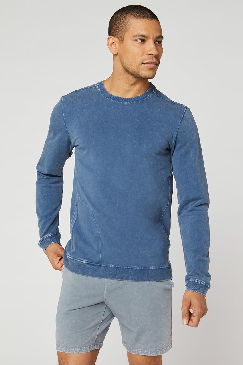 Mason All Gender Washed Crew Neck Sweatshirt