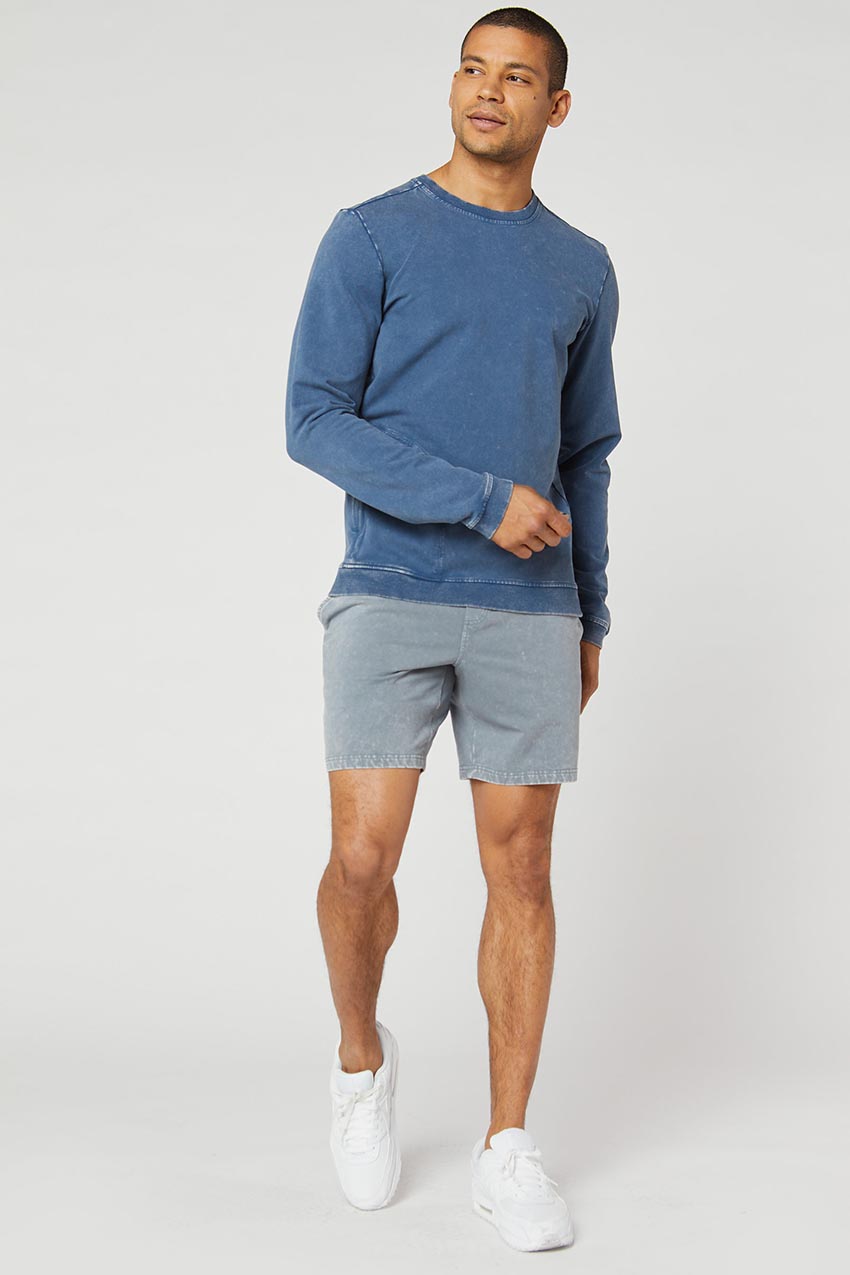 Mason All Gender Washed Crew Neck Sweatshirt