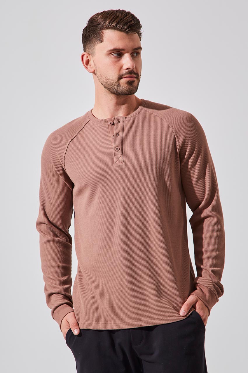 Jack Waffle-Knit Henley
