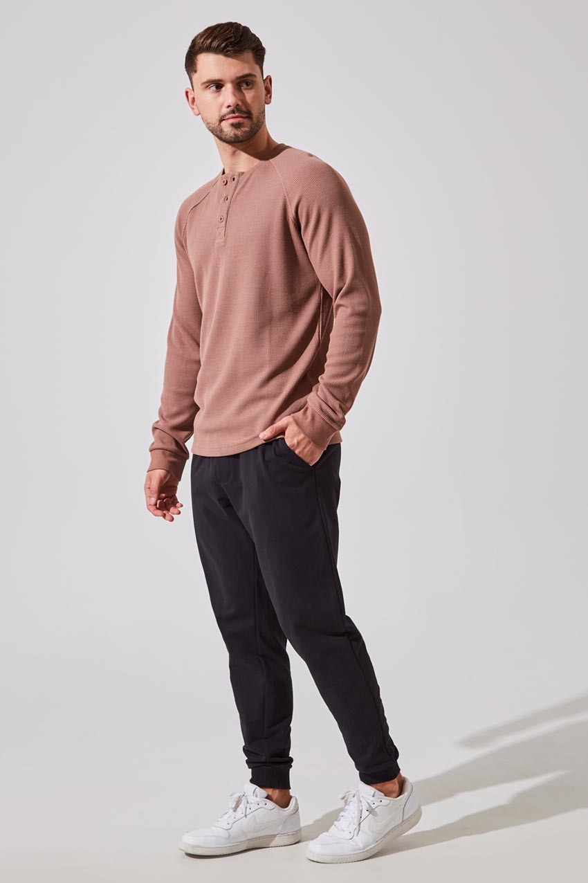 Jack Waffle-Knit Henley