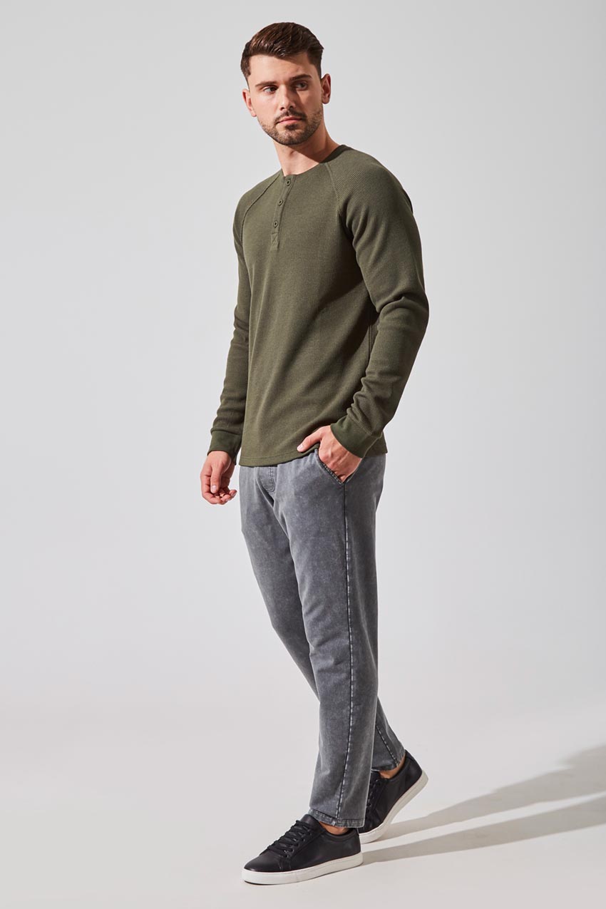 Jack Waffle-Knit Henley
