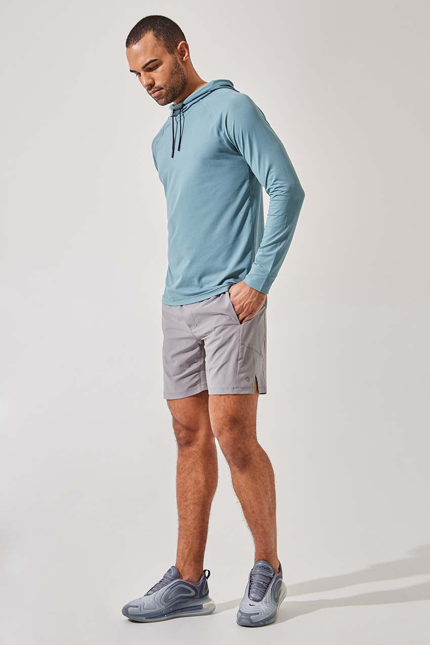 Leeway 7" Recycled Polyester Short with Liner