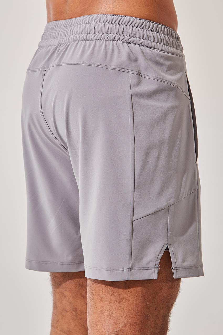 Leeway 7" Recycled Polyester Short with Liner