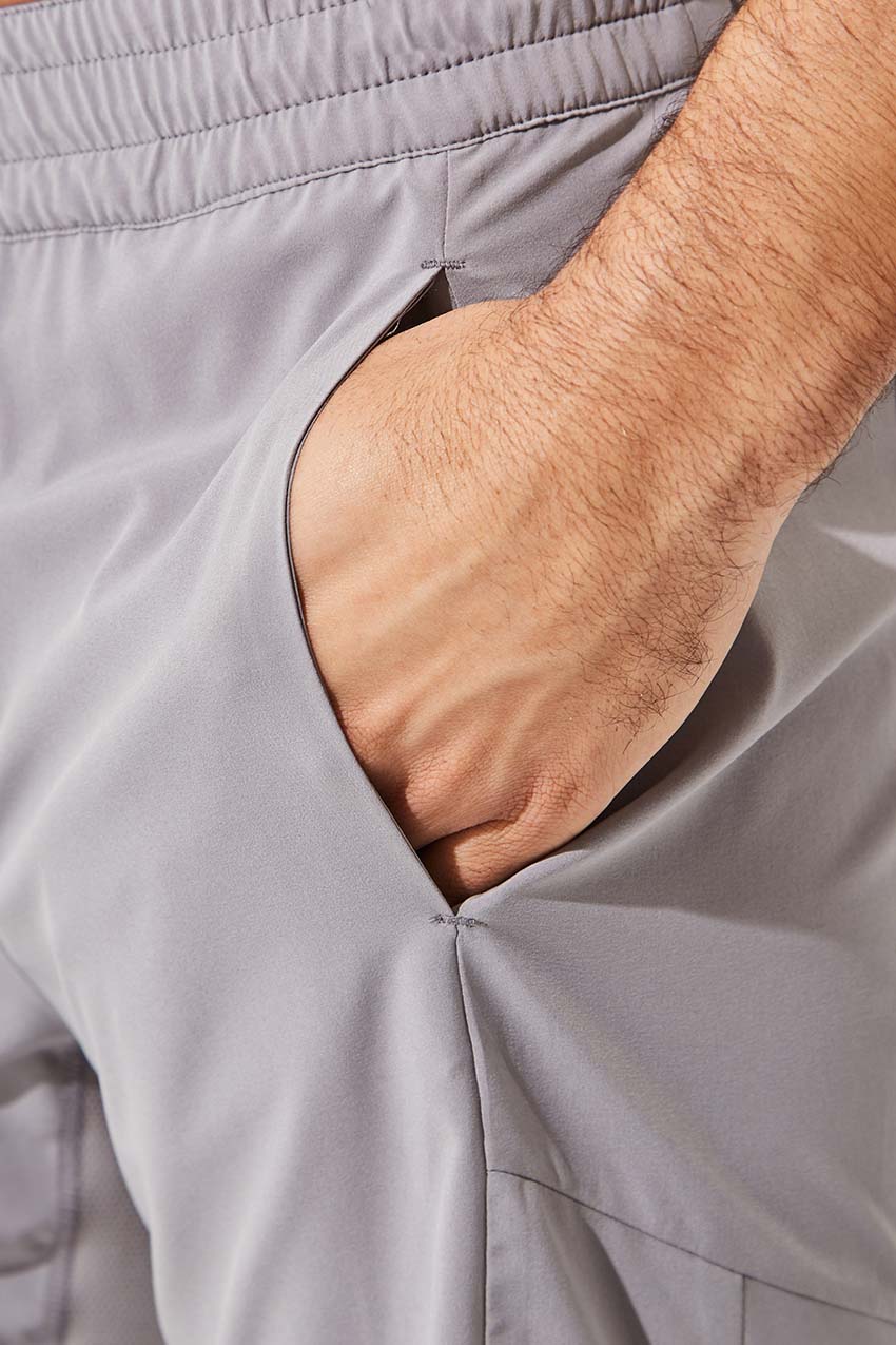 Leeway 7" Recycled Polyester Short with Liner
