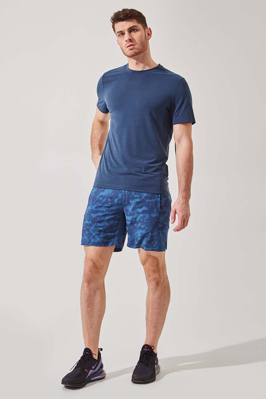 Leeway 7" Recycled Polyester Short with Liner