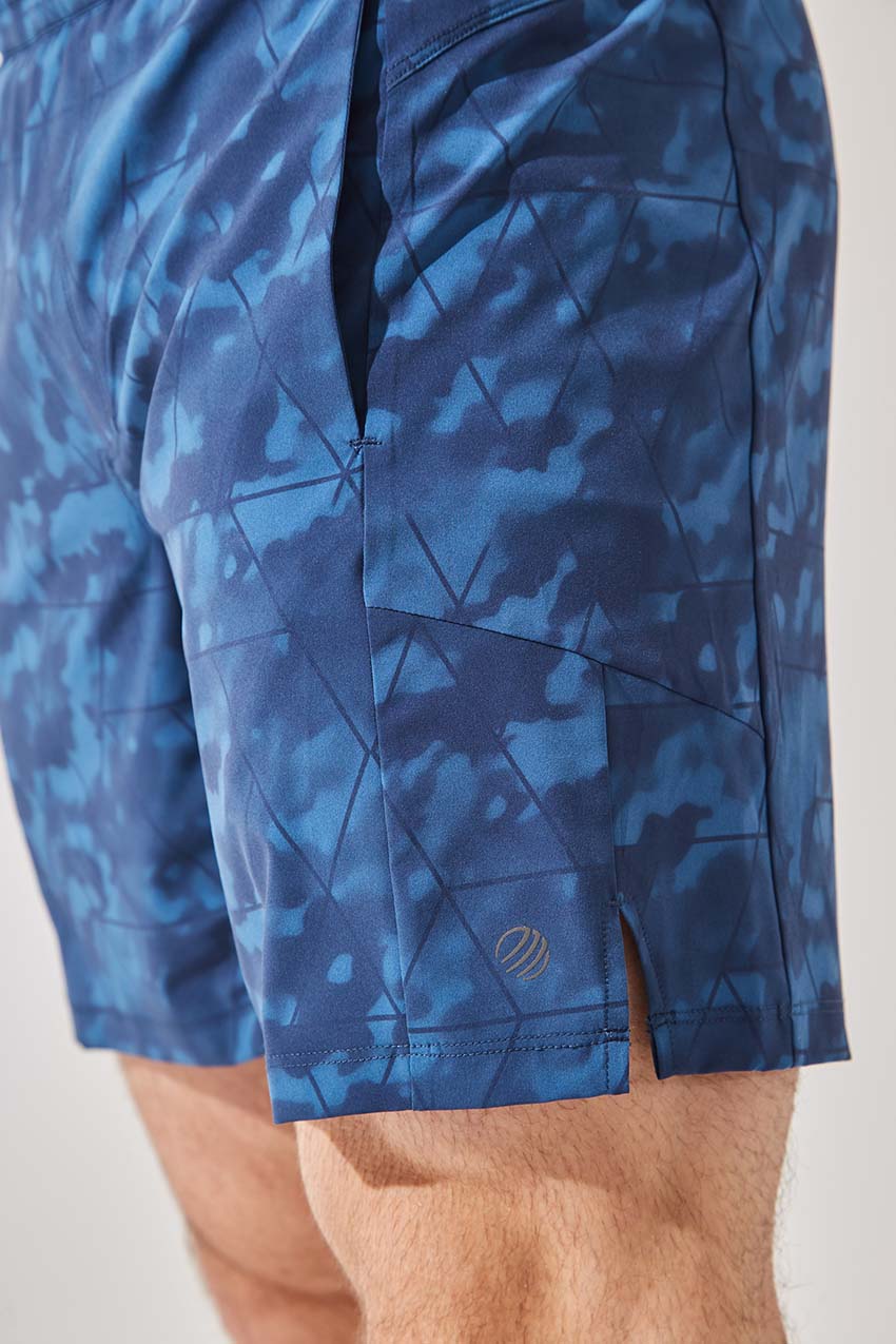 Leeway 7" Recycled Polyester Short with Liner