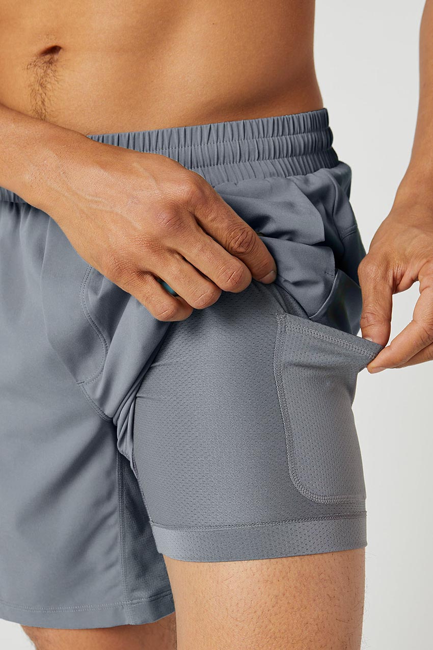 Ezra Stride 7" Recycled Polyester Active/Swim Short with Liner