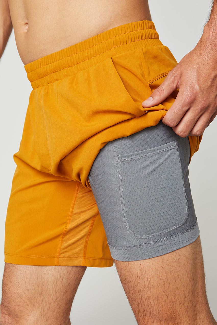 Ezra Stride 7" Recycled Polyester Active/Swim Short with Liner