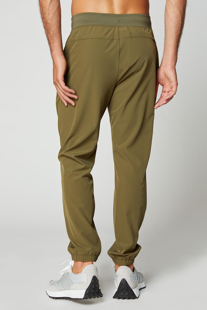Lithe Recycled Polyester Stretch Woven Jogger