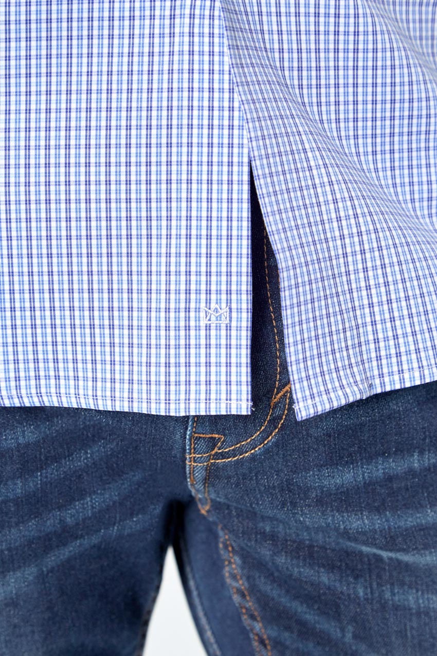 PerformLuxe Cotton Nylon Poplin Slim-Fit Shirt