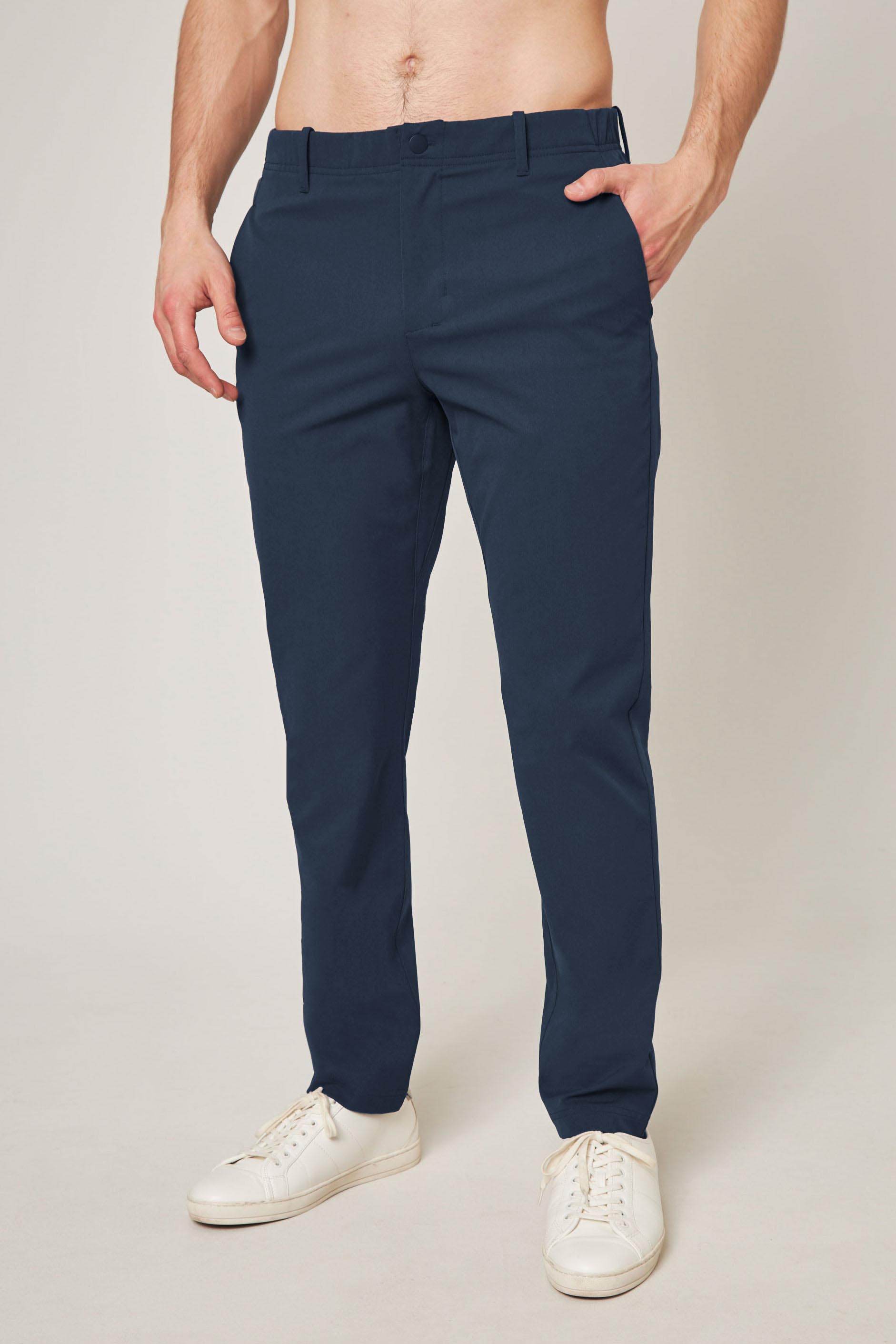 Men's athletic pants with fly online front