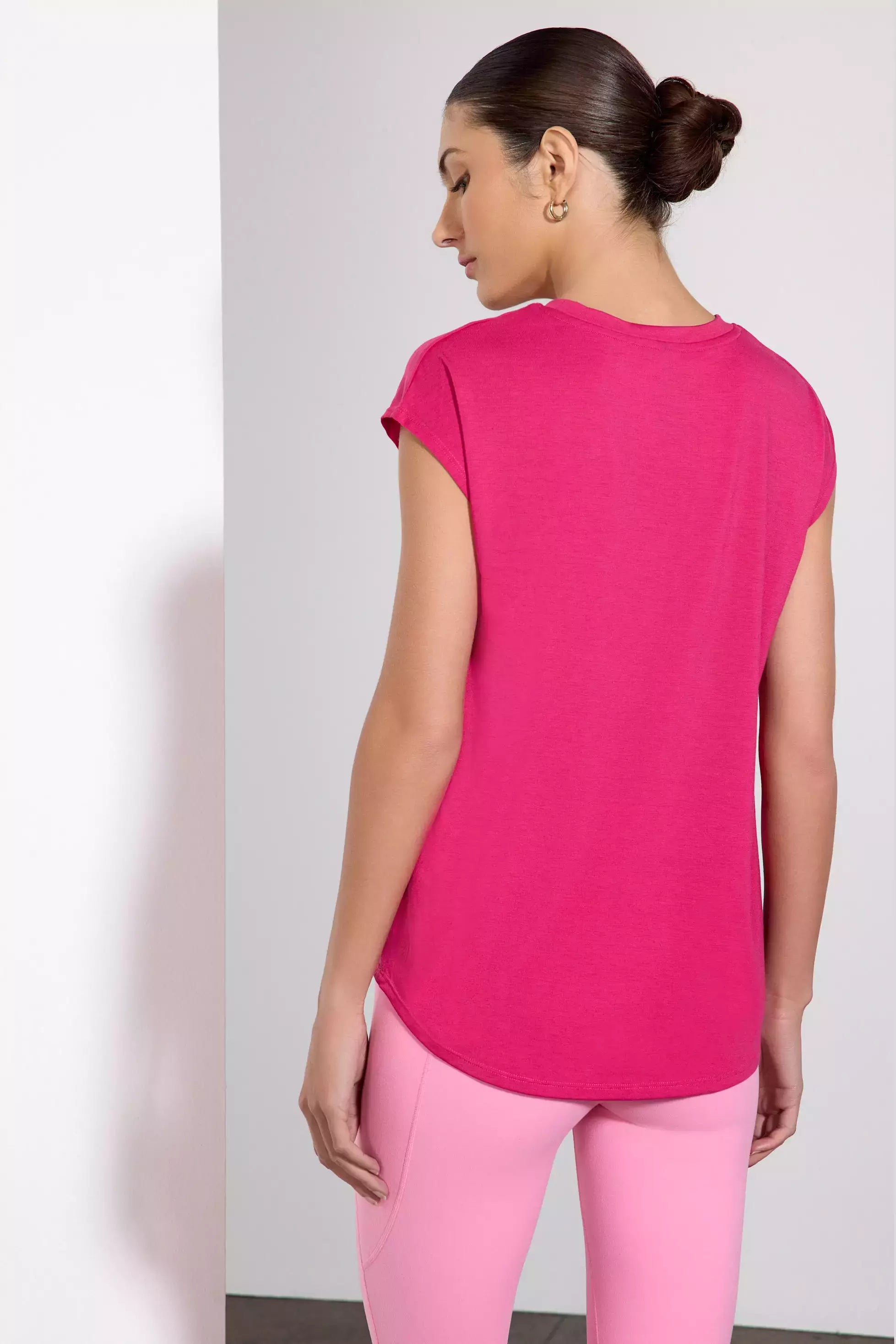 Performance Knit Sleeveless Tee - Vivacious