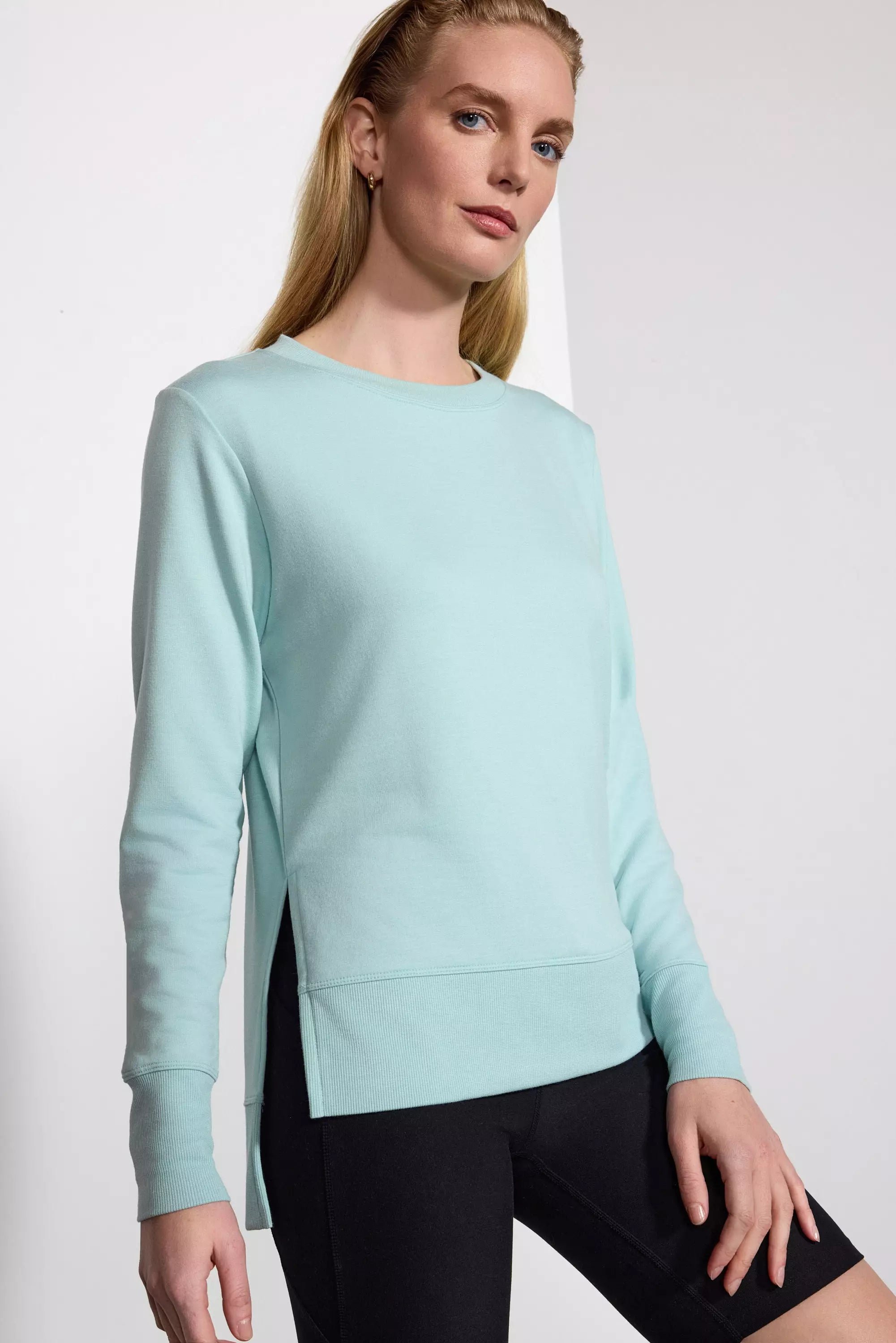 Serene TENCEL™ Modal Relaxed Side Slit Pullover